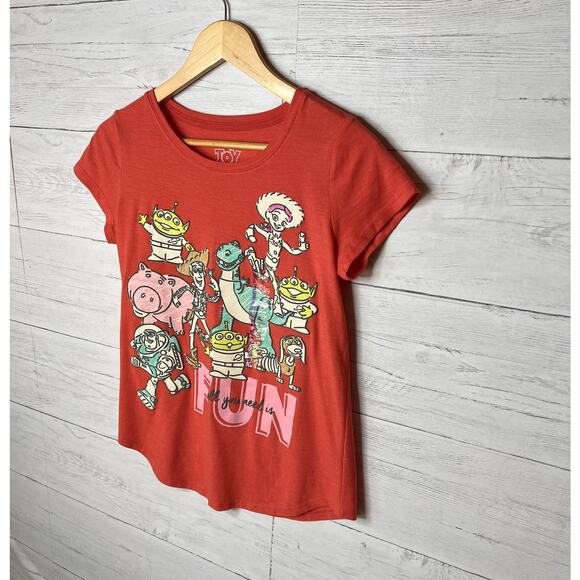 Toy Story Top Girls Size XL (14/16) Heather Cayenne All You Need is Fun T-Shirt - Picture 4 of 16